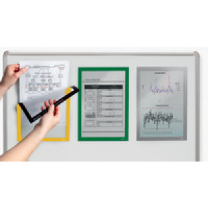 DURABLE magnetische kaders DURAFRAME A4, donkerblauw, 5 stuks