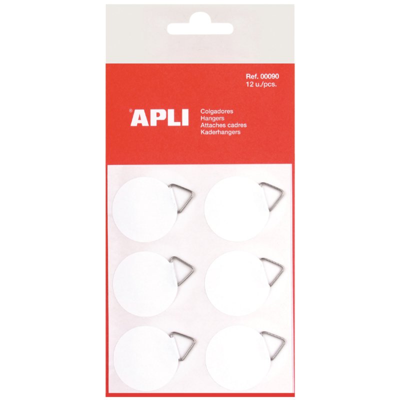 Zelfklevende witte schilderijhaak, draagvermogen 200 gram