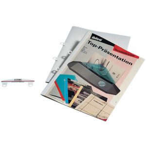 GBC afhechttongues voor thermobindomappen, PVC wit, 50 stuks