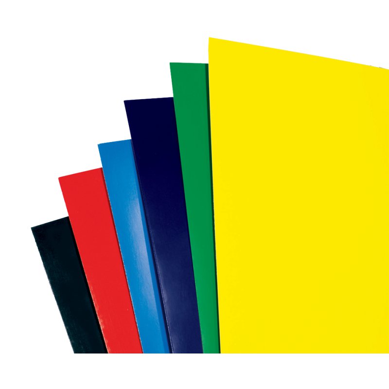 GBC inbandomslagen HiGloss A4 250g/m² blauw