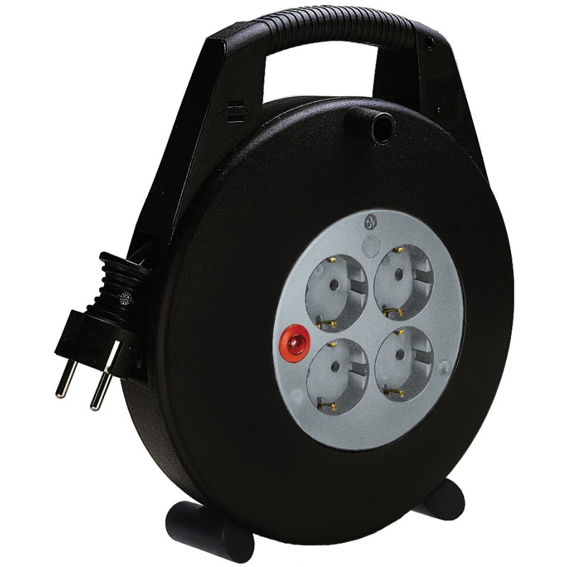 Brennenstuhl kabelbox Vario-Line zwart met 5 meter kabel