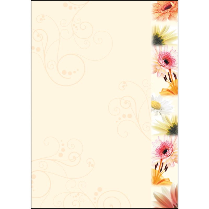 Sigel designpapier A4 90g/m² motief White Orchid