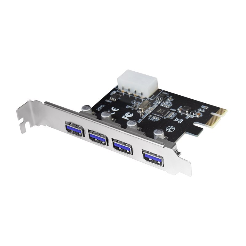 USB 3.0 PCI-Express Kaart, 4 Poorten, 5 Gbit/s