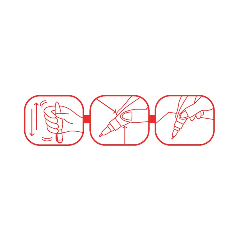 Kores correctievloeistof met metalen punt, wit, 10 g