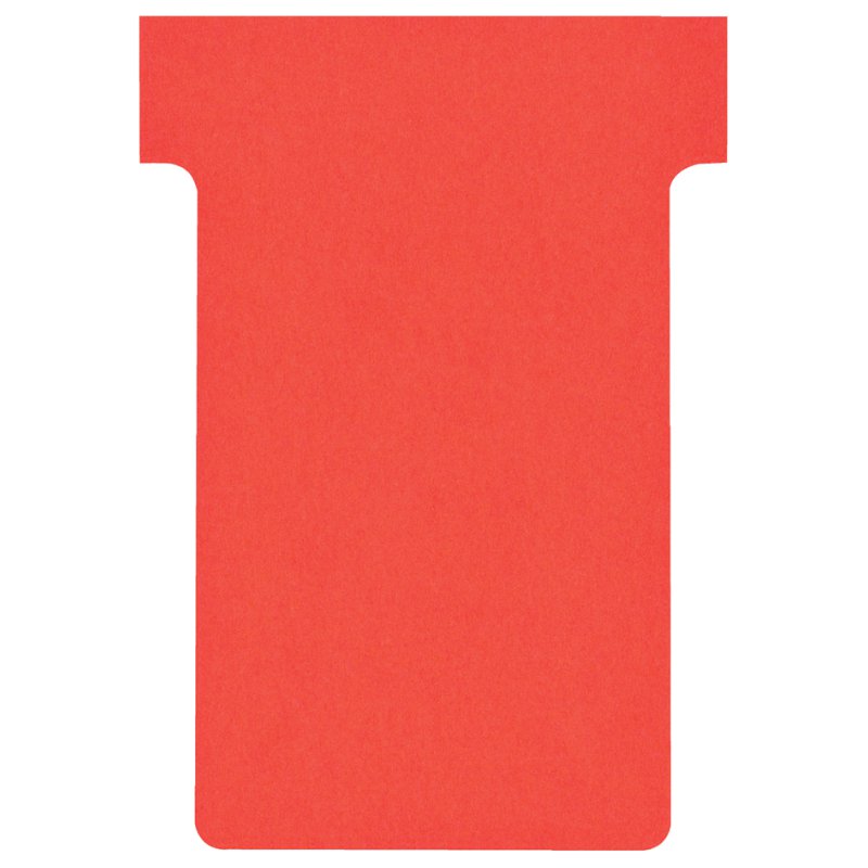 Nobo T-kaarten geel, 45 mm, 170 g/m²