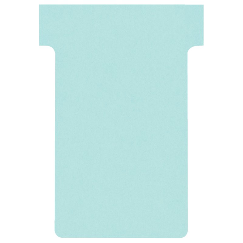 Nobo T-kaarten geel, 45 mm, 170 g/m²