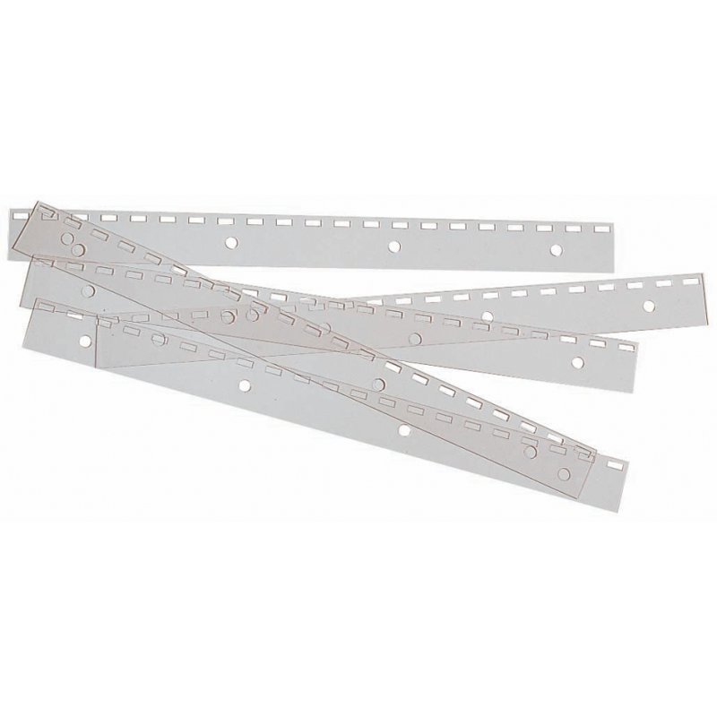 GBC afhechstroken FileStrips, transparant PVC, A4, 100 stuks