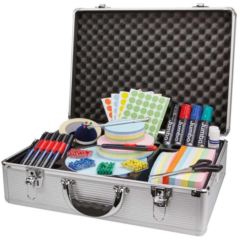 Magnetoplan moderatiekoffer gevuld