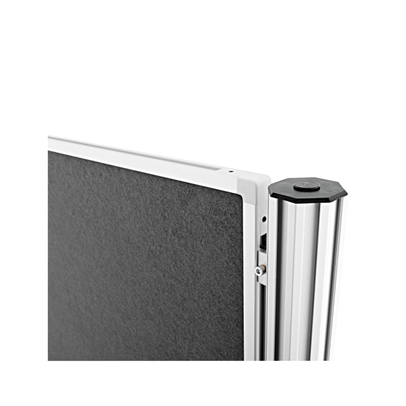 magnetoplan presentatiewand Set 2, 2625 x 1800 mm, grijze vilten bekleding