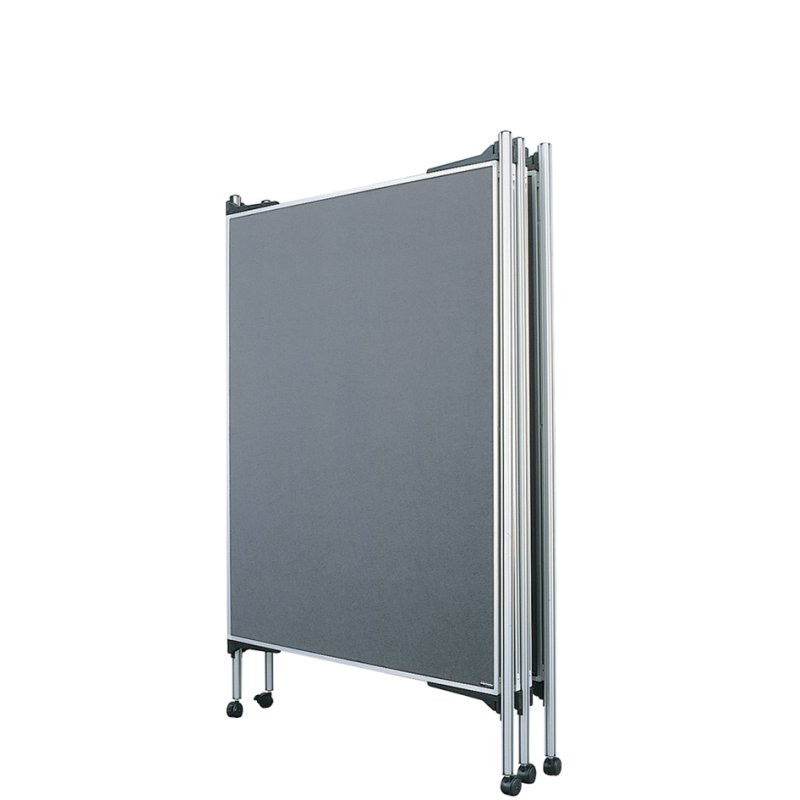 magnetoplan MobilPräsent 2 presentatiewand set, 4 prikborden 1200x1500 mm, mobiel