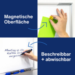 magnetoplan whiteboard CC, geëmailleerd oppervlak, magnethaftend, 150 x 100 cm