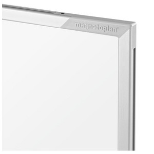 magnetoplan whiteboard CC mobil, 150x100 cm, dubbelzijdig, mobiel met wielen