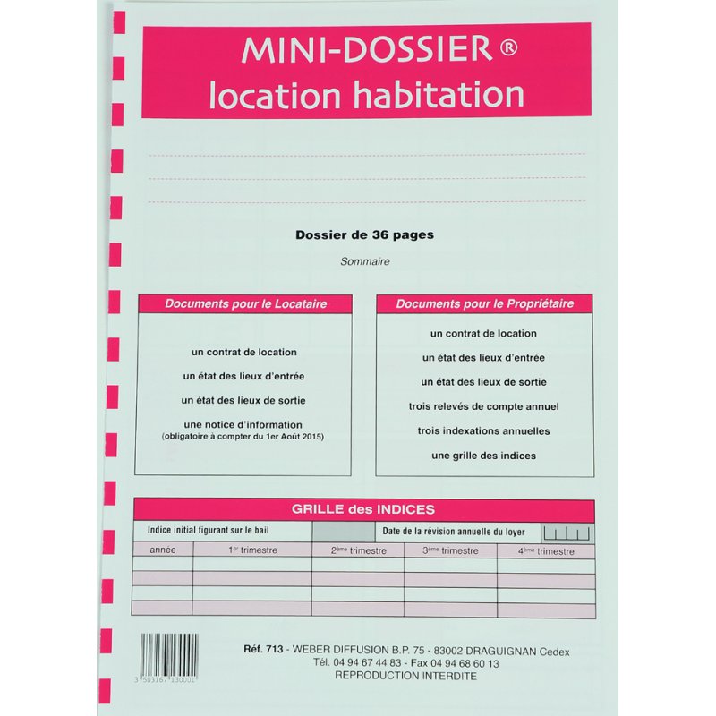 WEBER notice info719, huurdersinformatie, 8 pagina's, Frankrijk