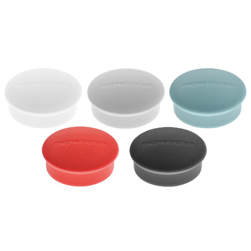 magnetoplan Discofix ronde magneten mini wit