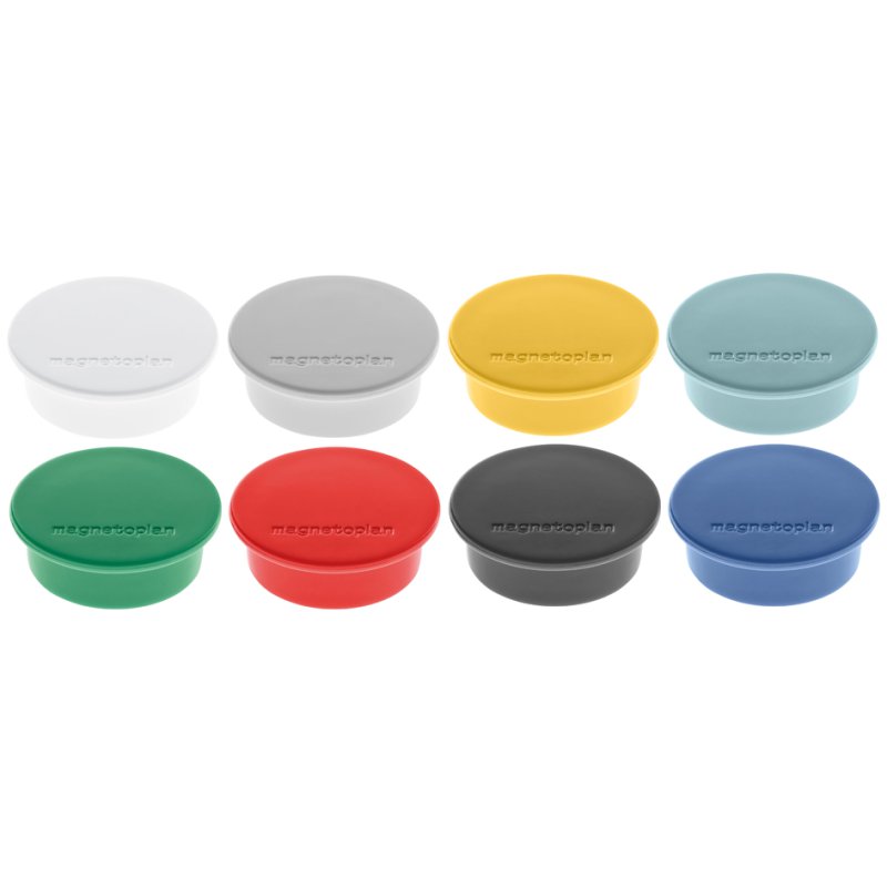 Magnetoplan Discofix ronde magneet 'color', geel