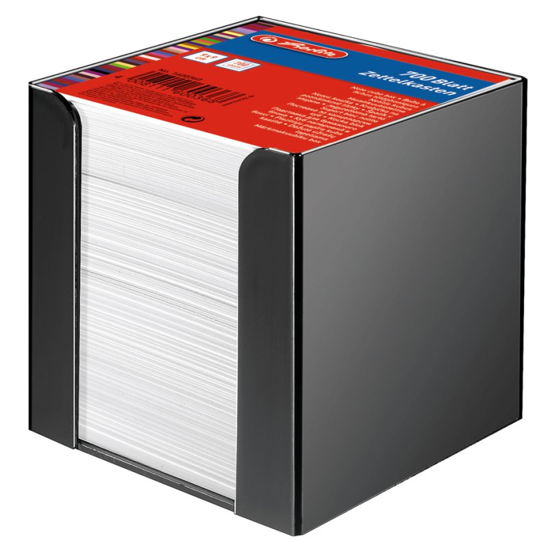 Herlitz brievenbakje, kunststof, 90 x 90 mm, transparant
