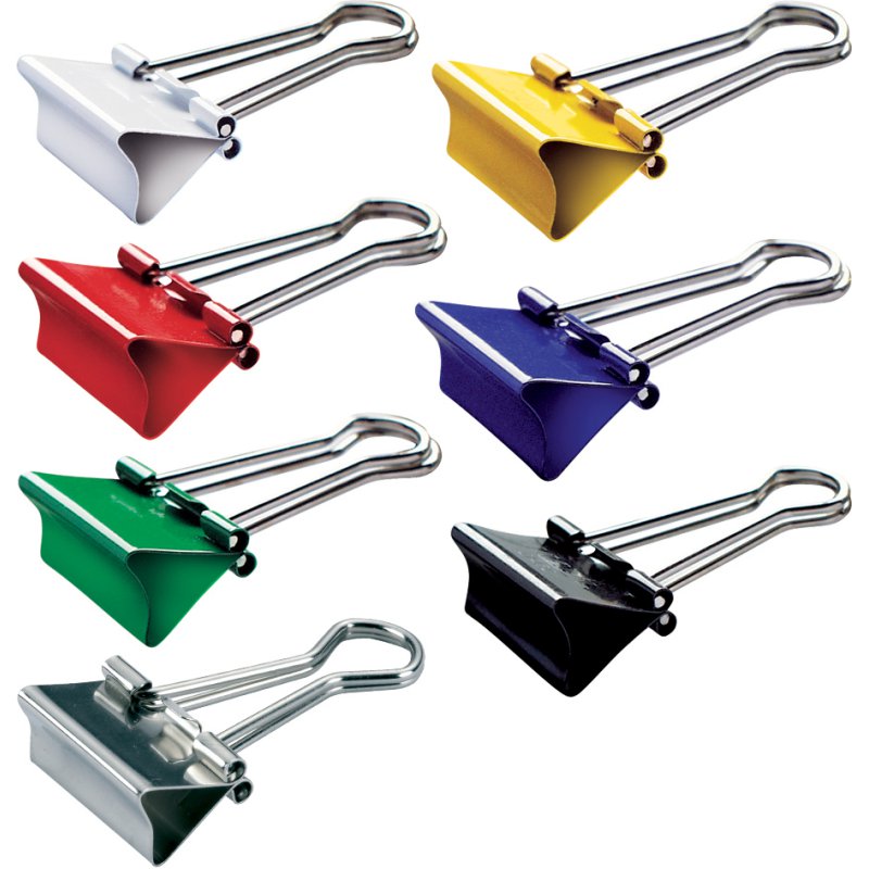 MAUL Foldback clips zwart 13mm, klembreedte 4mm