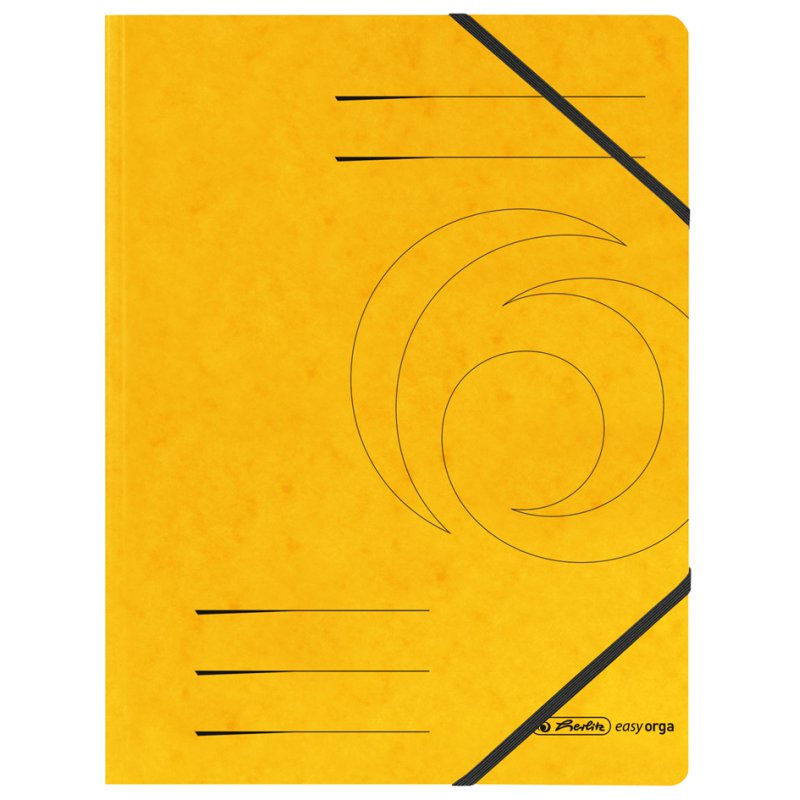 Herlitz - Hoekbouwtmap - Karton - Zwart