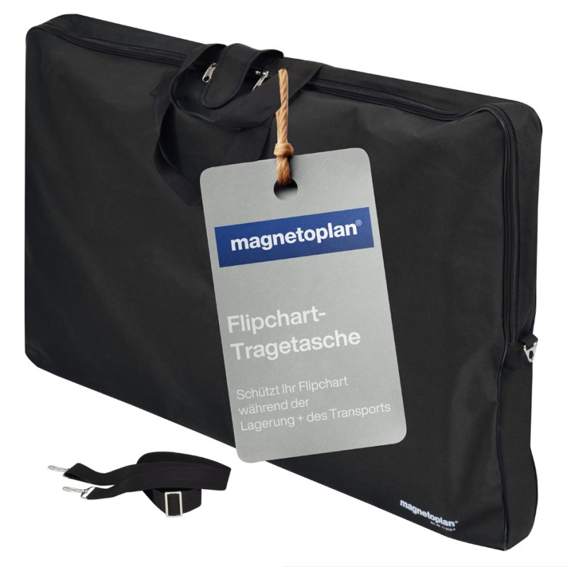 Draagtas voor whiteboards, zwart