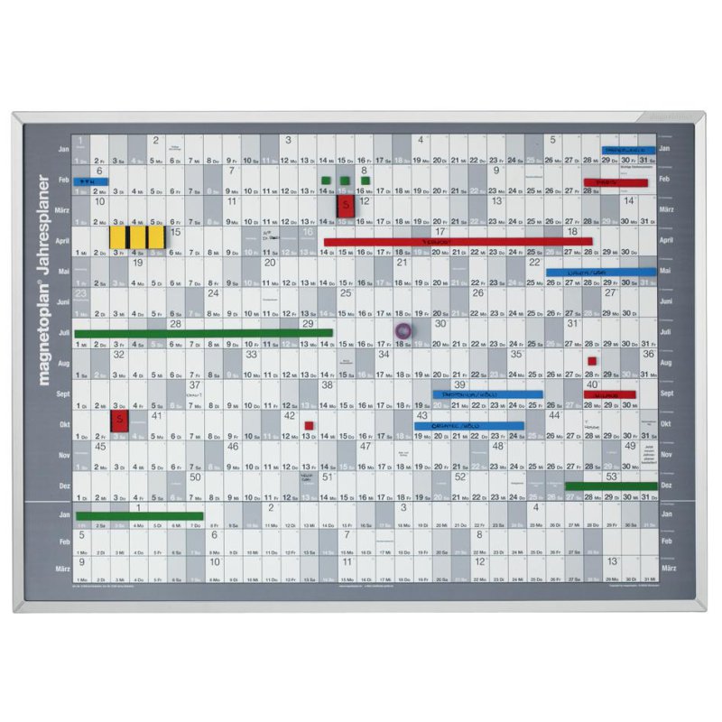 Magnetoplan jaarplanner folie 2027, magnetisch