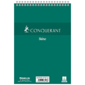 CONQUERANT SEPT Stenoblock blanco 148 x 210 mm
