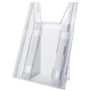 Duurzame presentatiehouder voor A4-documenten, transparant