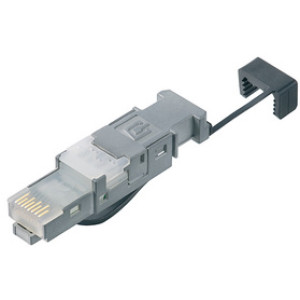 Telegärtner RJ45 connectoren, categorie 6, voor massieve draad.