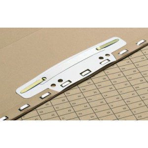 Ophangstroken voor hangmappen uit pvc, wit