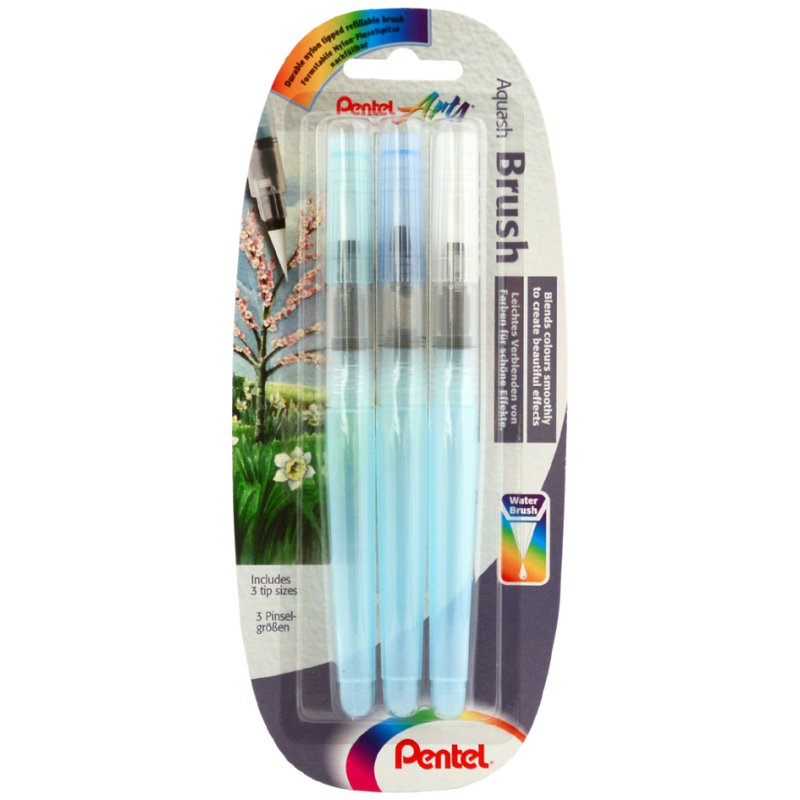 Pentel Aquarel Penseel Markers, Medium punt, 7ml