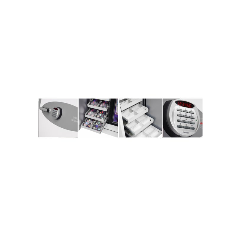 phoenix DATA COMMANDER brandkast, 120 min brandbeveiliging, elektronisch slot, 143 liter