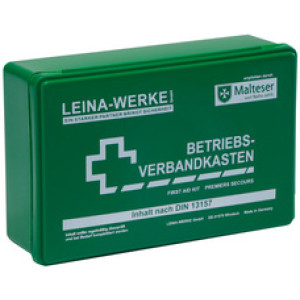 Verbandkist voor bedrijven, inhoud conform DIN 13157, groen