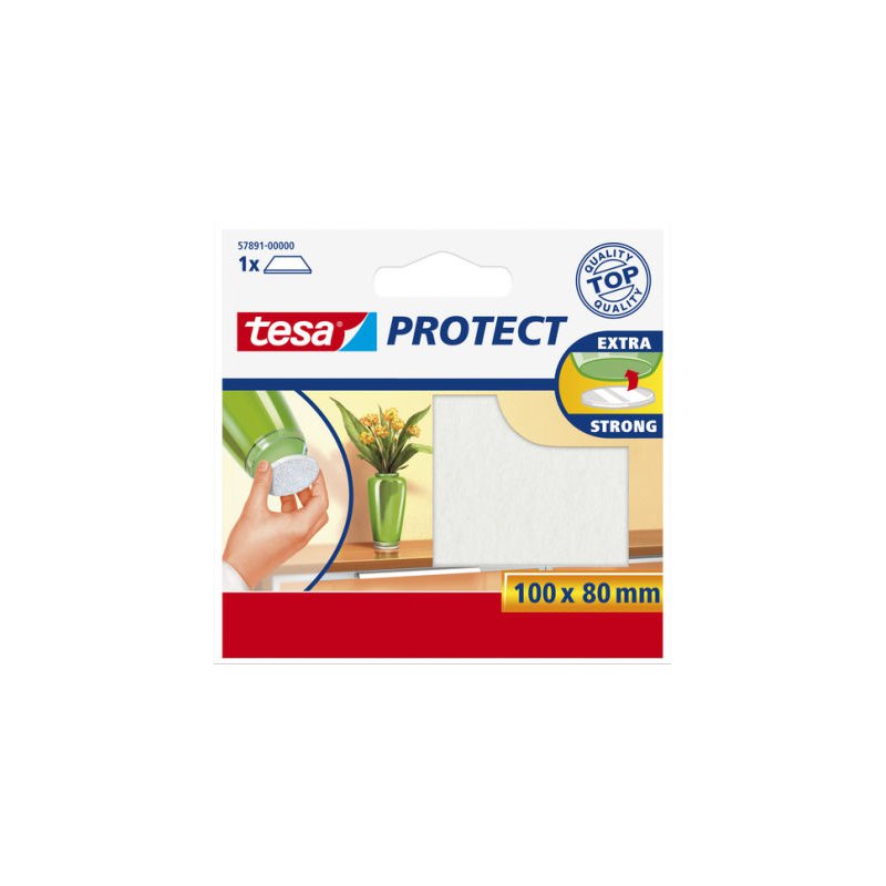 tesa Vilt-glijder, bruin, diameter: 26 mm