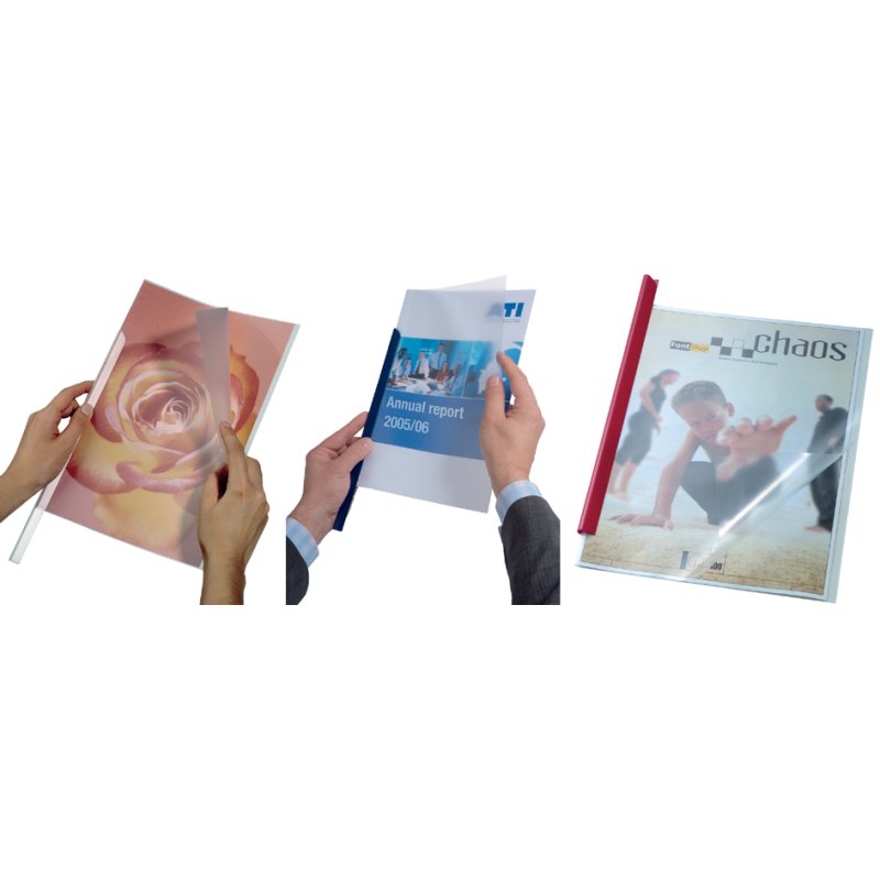 DURABLE klemrughoezen, A4 formaat, transparant