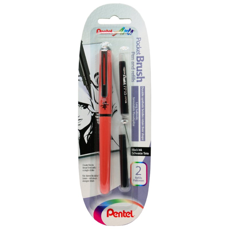 PentelArts Brush Pen penseelstift zwart