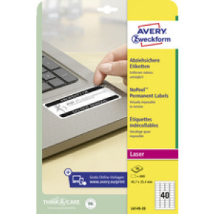 AVERY Zweckform Diefstalbeveiligde Etiketten, 45,7 x 25,4 mm