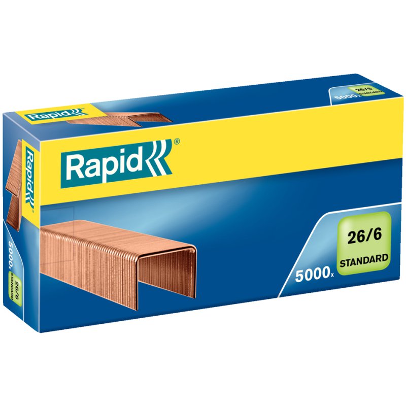 Rapid nietjes standaard 23/12, gegalvaniseerd