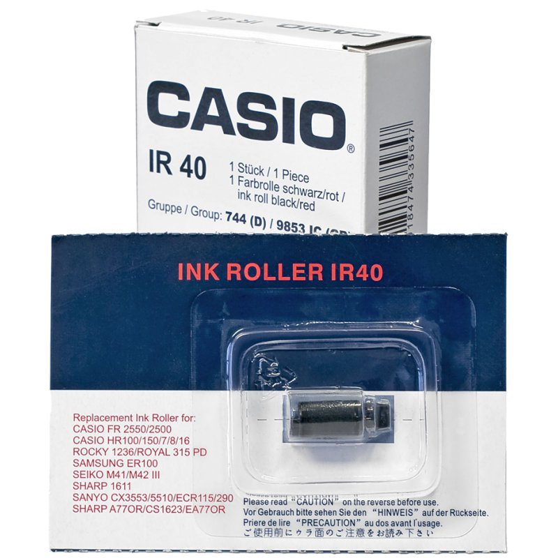 CASIO inktrol voor tafelrekenmachines HR-150LB/ER en HR-8L/B