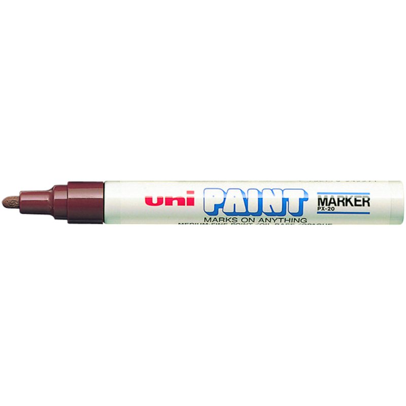 Uni-ball permanente markeerstift, donkerblauw