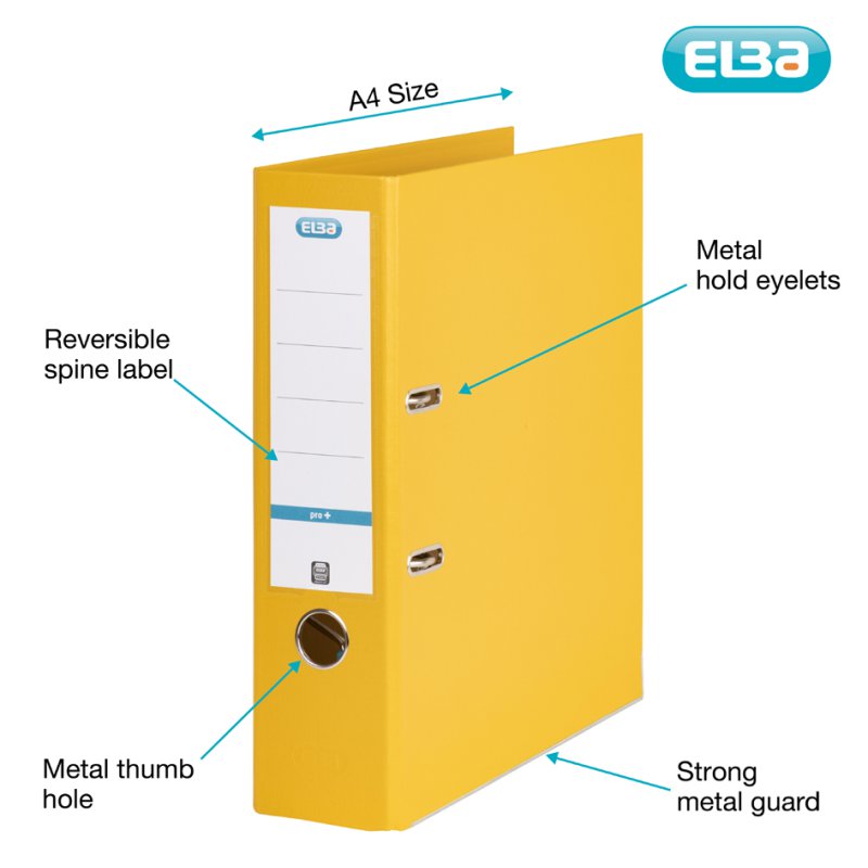 ELBA Ordner rado smart Pro+ ringband 80mm rug, lichtgroen