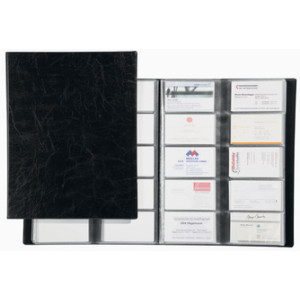 DURABLE visitekaartjesalbum VISIFIX zwart voor 96 kaarten