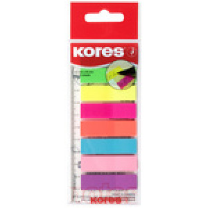 Kores Pagemarker - Markeertabs, 12 x 45 mm, neonkleuren