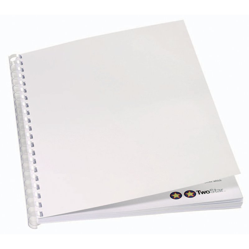 GBC inbandkaften ibiStol A4, karton 350 g/m², wit, 100 stuks