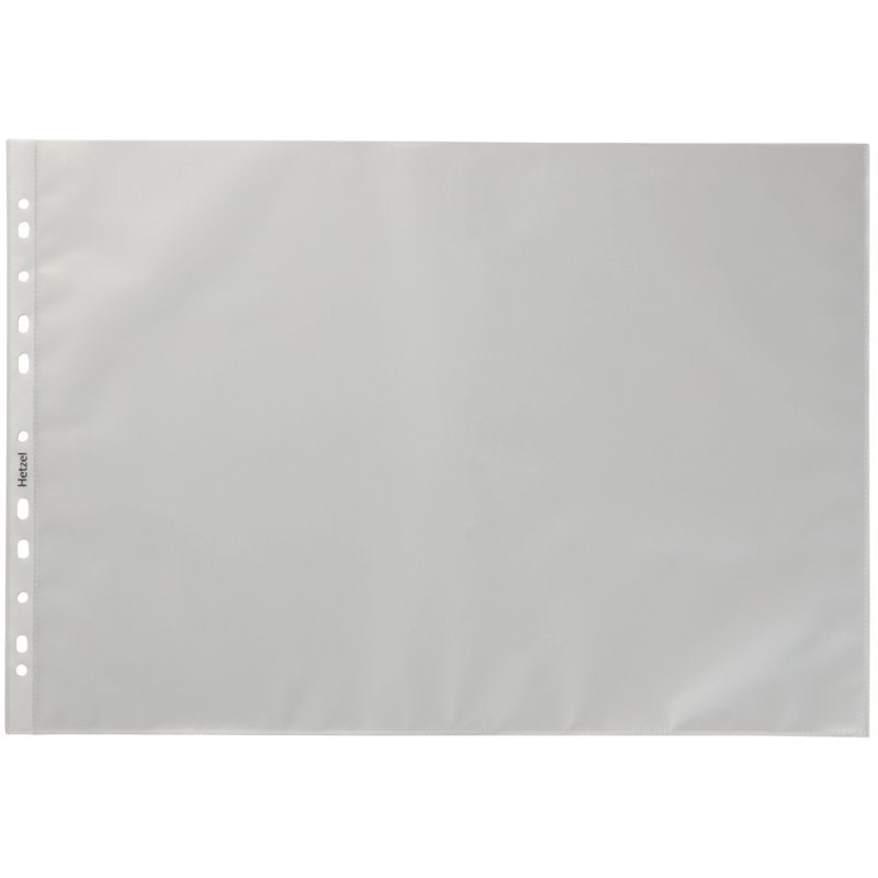 HETZEL documenthoezen A3 staand, PP gestructureerd, 0,08 mm
