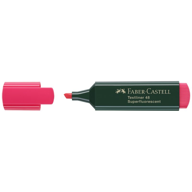 FABER-CASTELL textmarker TEXTLINER 48 navulbaar, roze