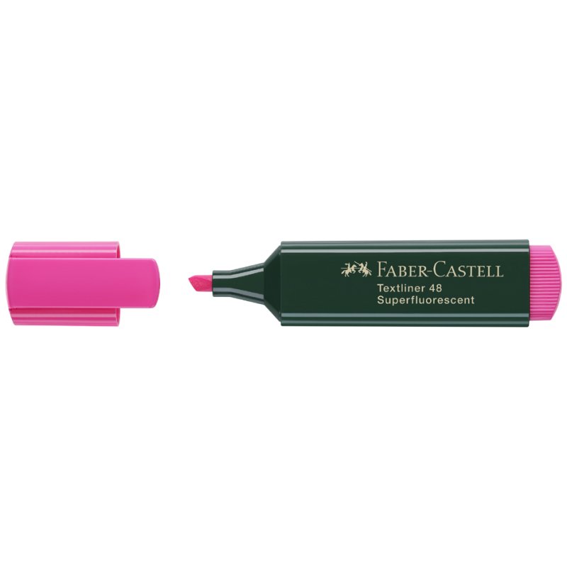 FABER-CASTELL textmarker TEXTLINER 48 navulbaar, roze