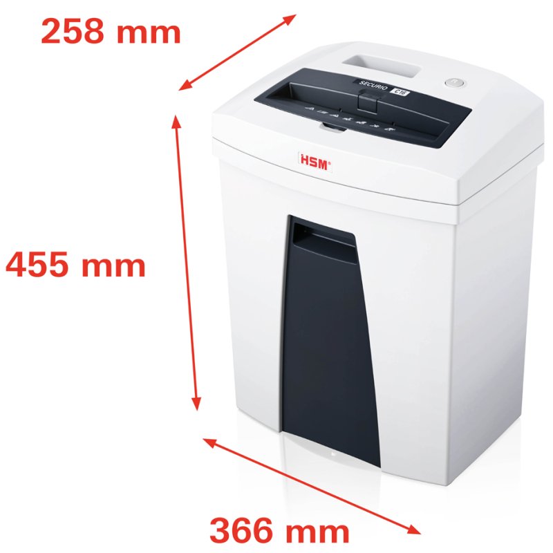 HSM SECURIO C16 papiervernietiger strokensnit 3,9 mm