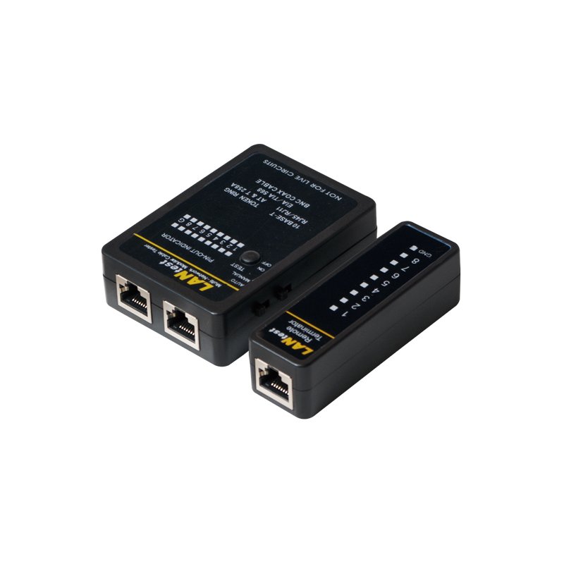 LogiLink kabeltester voor RJ11, RJ12, RJ45 en BNC-connectoren