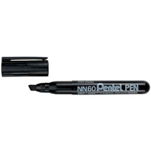 Pentel permanente marker GREEN-LABEL zwart