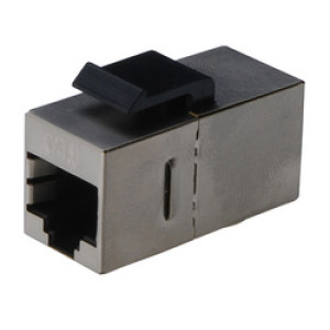 Modulaire adapter cat.6, afgeschermd, 2x RJ45-koppeling