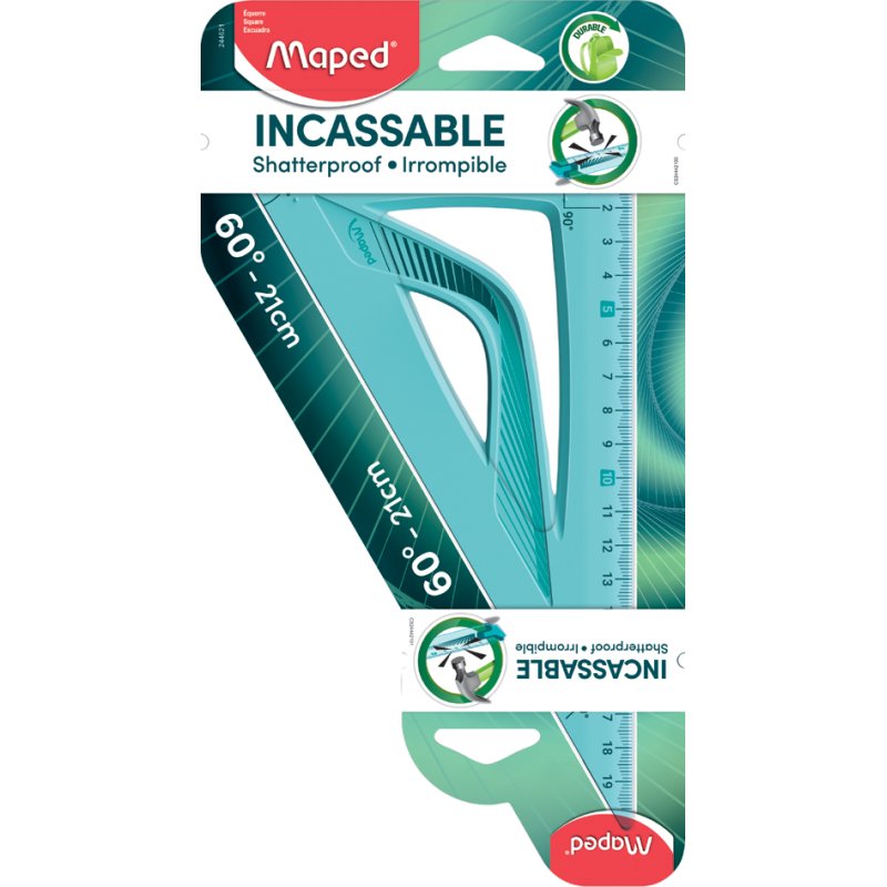 Maped Tekendriehoek Flex 60°, katheters 210 mm